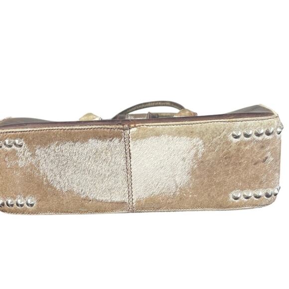 Animal Exotic Brand Handbag, Leather, Cowhide, Lux, Western, Cowgirl, Festival - Picture 10 of 10